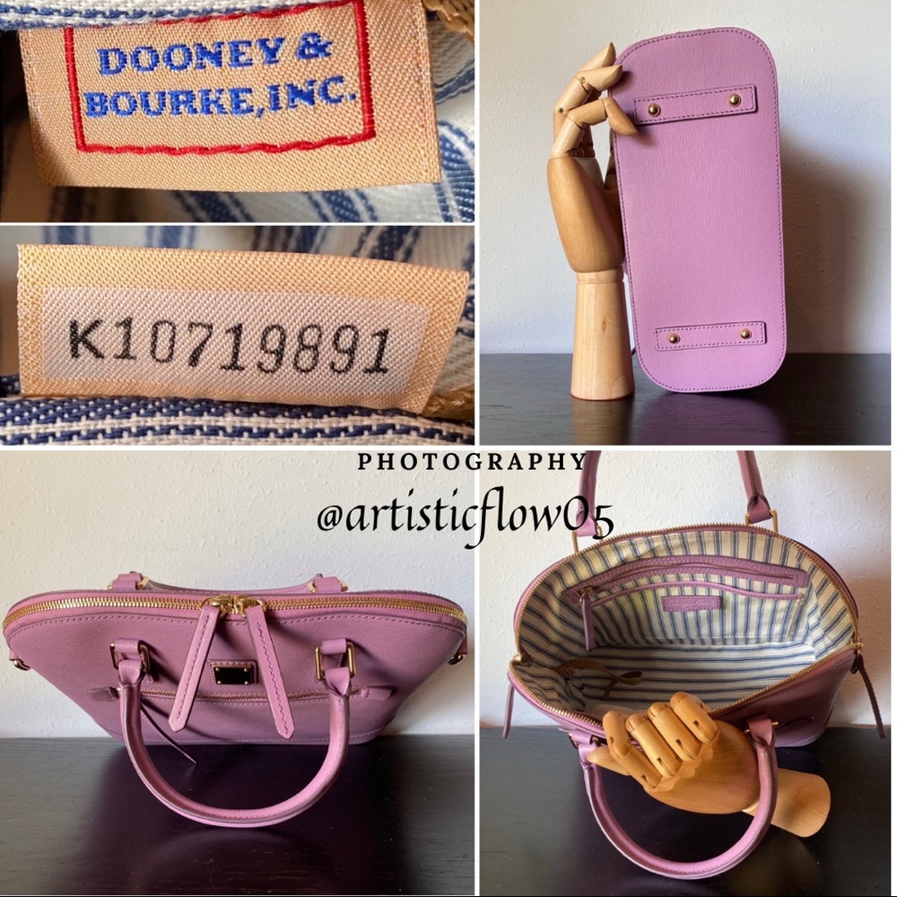 NEW! Dooney & Bourke Domed Satchel & Wallet Set! - Picture 6 of 13